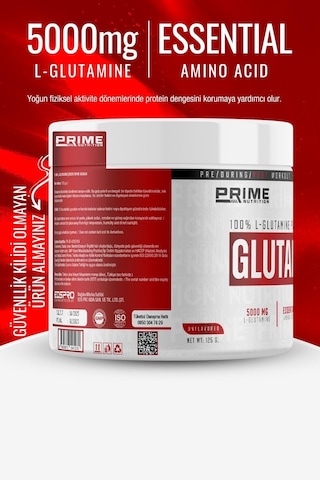 Prime Nutrition L-glutamine 125 Gram