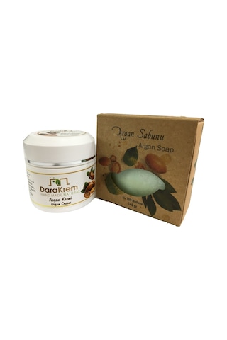 Dara Sabun Doğal Argan Kremi 50 ML + Doğal Argan Sabunu