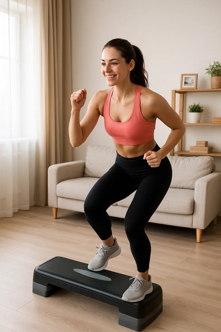 2 Kademeli Ayarlanabilir Step Tahtası Kaymaz Yüzeyli Aerobik Fitness Kardiyo Egzersiz Platformu Siyah Beyaz