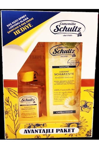 Schultz Saç Açıcı Sprey 150 ML + Şampuan 60 ML + Saç Kremi 30 ML