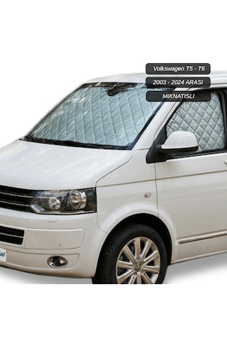 Motokaravan Ön Ve Yan Camlar İçin Isı Yalıtım Güneşlik Volkswagen T5-t6