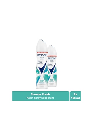 Kadın Sprey Deodorant Shower Fresh 72 Saat Kesintisiz Üstün Koruma 150 Ml X2