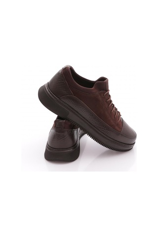Dgn 1502 Erkek Bağcikli Sneakers Ayakkabi Kahve