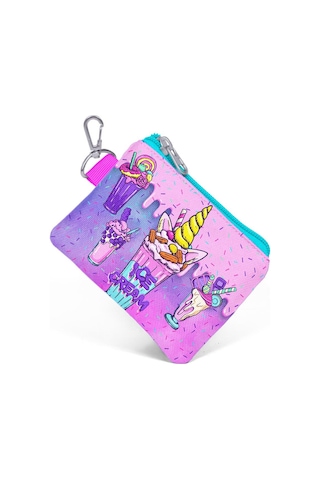 Coral High Kids Pembe Mor Milkshake Dondurma Desenli Bozuk Para Çantası 21878