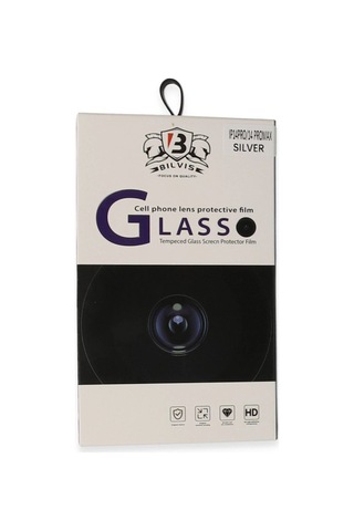 Tedar Apple İphone 14 Pro Max Bilvis Titan Kamera Lens - Gümüş Najmaddin Standart
