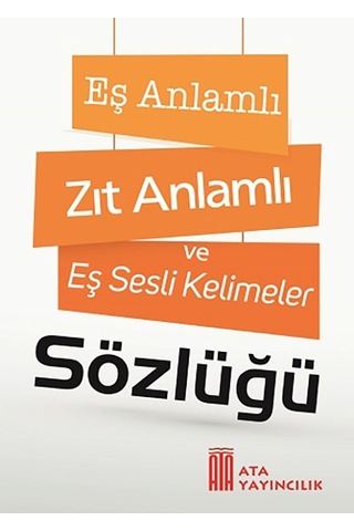 Resimli Türkçe Sözlük-resimli İngilizce Sözlük-eş Anlamlı,zıt Anlamlı Kelimeler Sözlüğü
