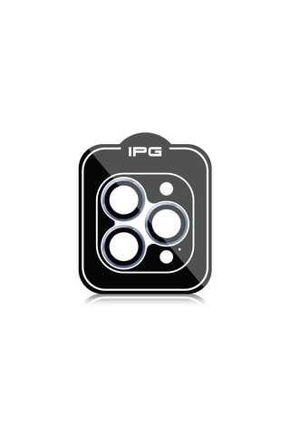 Apple Uyumlu iPhone 14 Pro / Pro Max İçin Ipg Kamera Lens Koruyucu - Açık Mavi