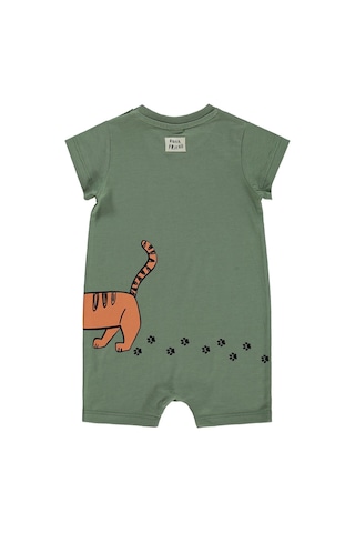 Civil Baby Roar Baskılı 6-18 Ay Tulum - Haki Açık Haki