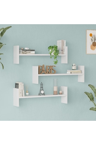 Wall 23 Duvar Rafı Beyaz Wal23-w Beyaz