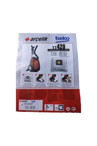 Beko Uyumlu Bks-2240 C - Bks 5316 Elektrikli Süpürge Toz Torbası
