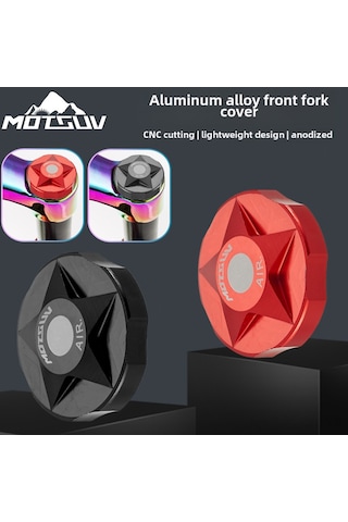Springsun Motsuv Aluminyum Dağ Bisikleti Amortisör Ön Çatal Kapağı - Toz Engelleme, Evrensel Uyum, Hava Odası Koruması Kırmızı