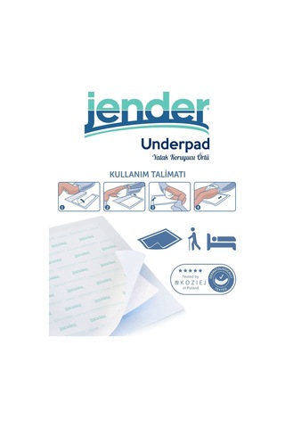 Jender Hasta Altı Serme Bezi 60x90 Yatak Koruyucu Örtü