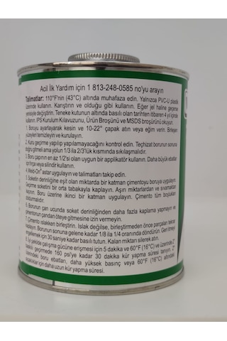 Pvc Yapıştırıcısı Weld-on 1000 Gr