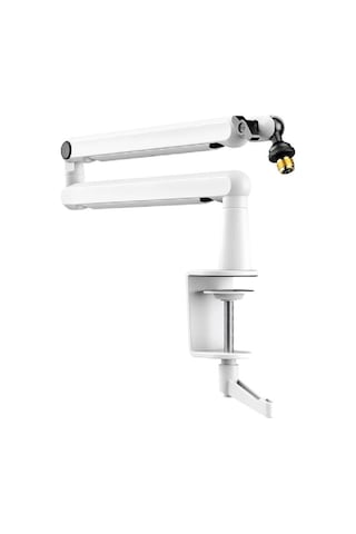 Fifine Bm88 Düşük Profil Beyaz Mikrofon Standı Bm88w