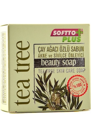 Softto Plus Çay Ağacı Akne Sivilce Sabunu 100 gr