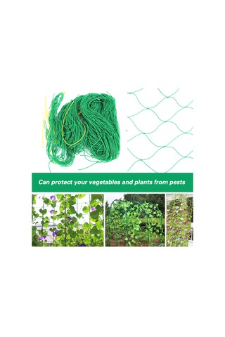 Tenfowee Nylon Bahçe Tırmanma Ağı 3.6x1.8m - Sebze, Meyve Ve Çiçek Tırmanıcı Bitkiler İçin Dayanıklı Destek Ağı