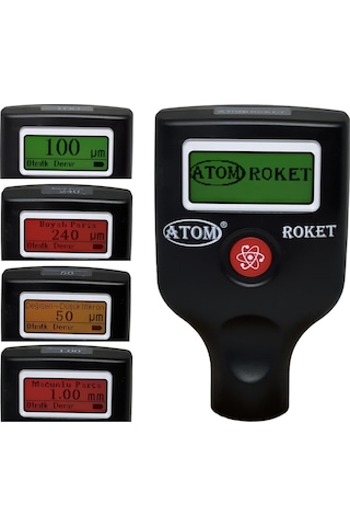 Süper Atom Roket Oto Boya Kalınlık Ölçüm Cihazı Boya Test Cihazı