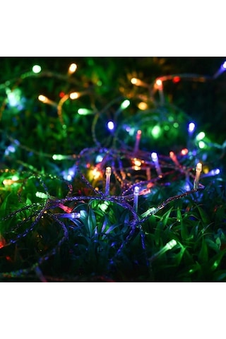 Robeve 10 Metre 100 Ledli Rgb Renk Fişli Led Işık Dekor Yılbaşı Ağacı Işığı Organizasyon Led Işık Rgb