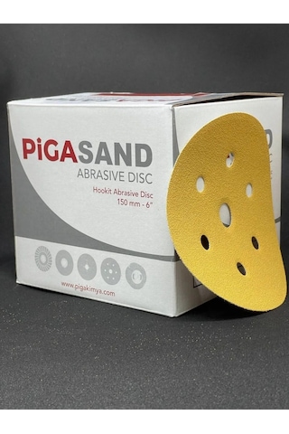 PİGA GOLD P320 HOOKİT ZIMPARA 150 MM. 100 ADET