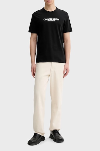 Calvin Klein Erkek T Shirt Lv04re820g Ub1 Siyah Siyah