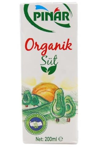 Pınar Organik Süt 200 Ml X 24 Adet