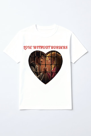 Dreamotto Love Without Borders T-shirt Beyaz