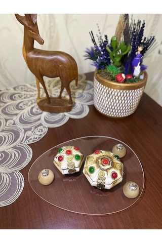 Sammwood Lüx Vip Şeffaf Organizer... Altın - Şeffaf