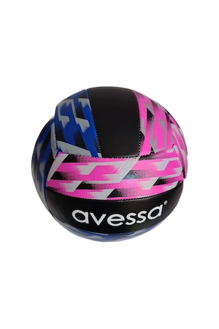 Avessa Dikişli Yumuşak Deri Soft Touch Antrenman Voleybol Topu Siyah