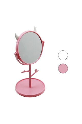 Yuvarlak Makyaj Aynası 15 Cm Renkli Plastik, Takılabilir