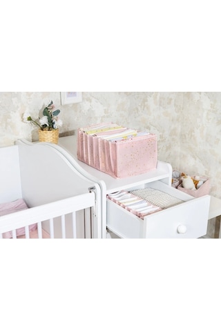 Orehome Baby Akordiyon Çekmece Düzenleyici Organizer - Çok Bölmeli Bebek & Çocuk Giysi Kutusu Large Beyaz Orehome Baby Akordiyon Çekmece Düzenleyici Organizer - Çok Bölmeli Bebek & Çocuk Giysi Kutusu Large Beyaz