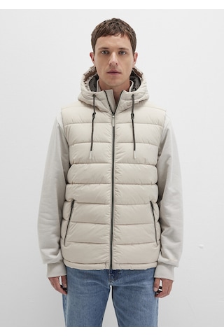 Mavi - Kapüşonlu Bej Şişme Yelek 0110604-70144 Bej