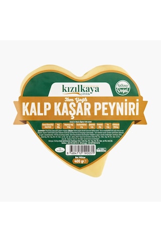 Kızılkaya Çiftlik Kalp Kaşar Peyniri 400 G