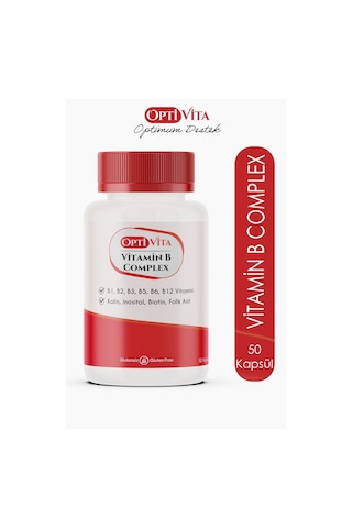 Optivita Vitamin B Complex 50 Kapsül