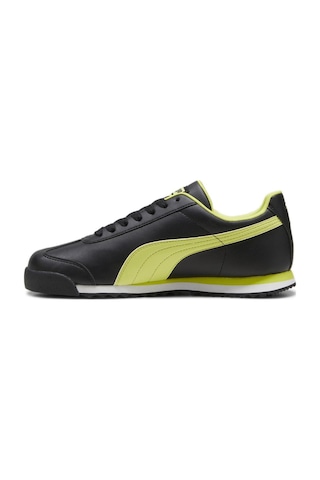 Puma Erkek Siyah-sarı Roma Basic Sneaker Ayakkabı 36957153 Siyah - Sarı