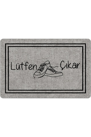 Evaşk Kapı Önü Paspası Vinil Kaymaz Tabanlı 45 X 70 Evaşkdm11069