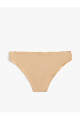 Koton Vücudu Saran Hafif Kumaş Rahat Kalıp Dikiş İzi Görünmez Brazilian Külot Ten Rengi 5slk30117mk Ten Rengi