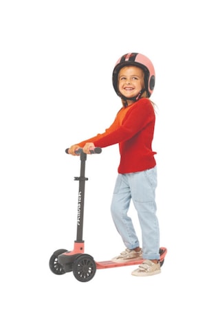 Chillafish Scotti Glow 3 Tekerlekli Işıklı Scooter - Flamingo Açık Pembe