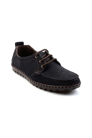 Lacivert Hakiki Deri Erkek Casual Ayakkabı E01900400001 Lacivert