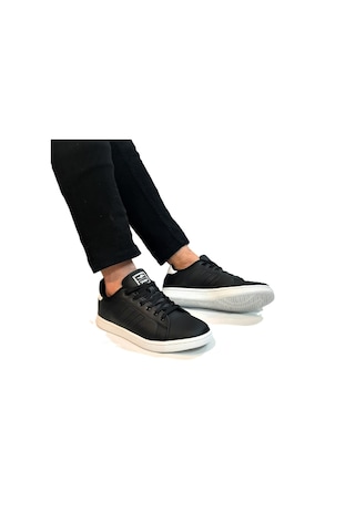 Jump 15306-15307 Siyah-beyaz Düz Taban Rahat Spor Ayakkabı Siyah - Beyaz