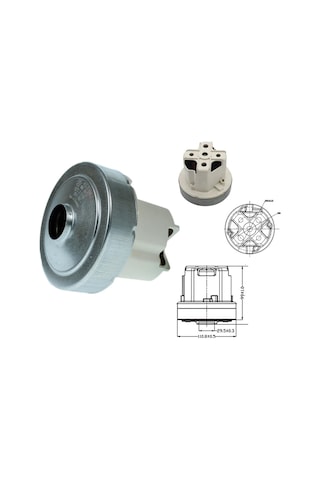 Domel 463.3.405-3 Elektrikli Süpürge Motoru 1800W