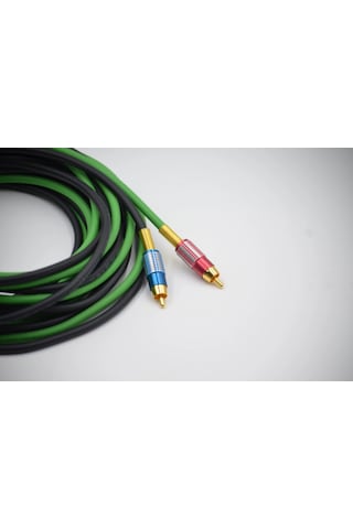 Bakır Amfi Rca Kablosu - 2 Giriş 4 Çıkış Anfi Rca Kablosu - 1 Metre - El Yapımı Tam Bakır - 1 Metre