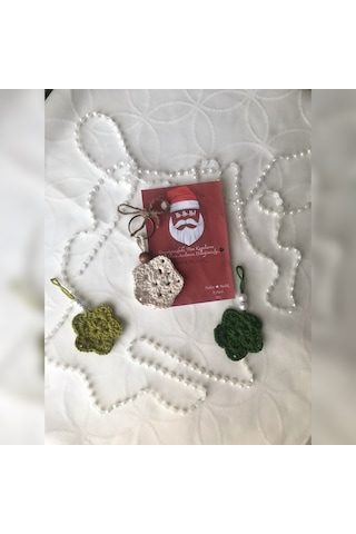 Yılbaşı Konseptli Kişiye Özel Kart Tasarım & Örgü Anahtarlık