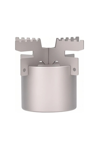 Geeksen Titanyum Alkol Ocağı 0.5mm Kalınlık, 100ml Kapasite + 5kg Taşıma Kapasiteli Çapraz Ayak Toplam Ağırlık 74.5g Çok Renkli