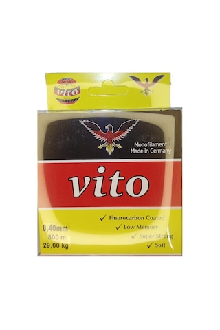 Vito 100 Mt Fluorocarbon Coated Misina Clear 0.28