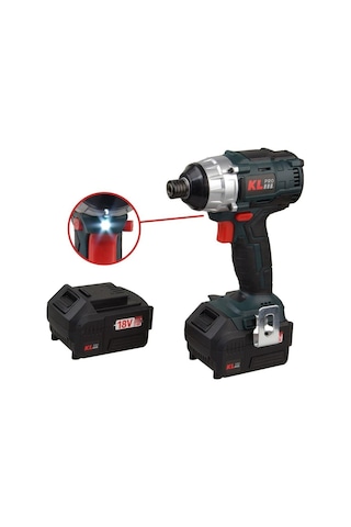 Klpro18Volt/5.0Ah Li-Ion Kömürsüz Prof. Torklu Darbeli Vidalama K