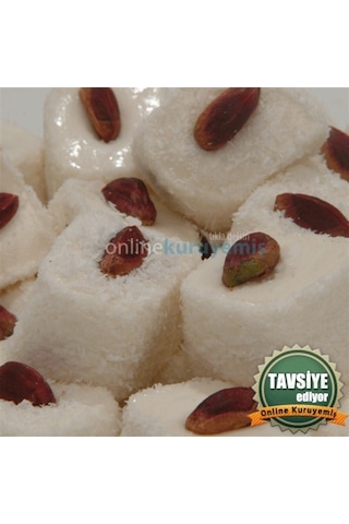 Online Kuruyemiş Antep Fıstıklı Beyaz Lokum 1000 Gr