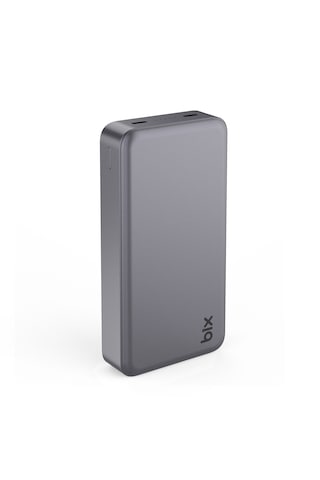 Bix Pb205 20000 Mah Pd 20w Çift Usb-c Portlu Powerbank Koyu Gri