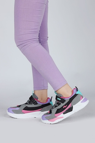 Jump 30058p Çocuk Sneaker Spor Ayakkabı Gri / Fuşe Gri - Fuşya