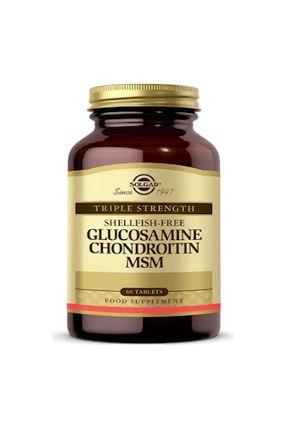 Solgar Glucosamine Chondroitin Glukozamin Glukosamin Kondroitin Msm 60 Tablet