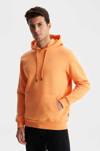 AR-MA Arma Şık Erkek Regular Fit Basic 3 İplik Şardonlu Kanguru Cepli Kapüşonlu Sweatshirt 001